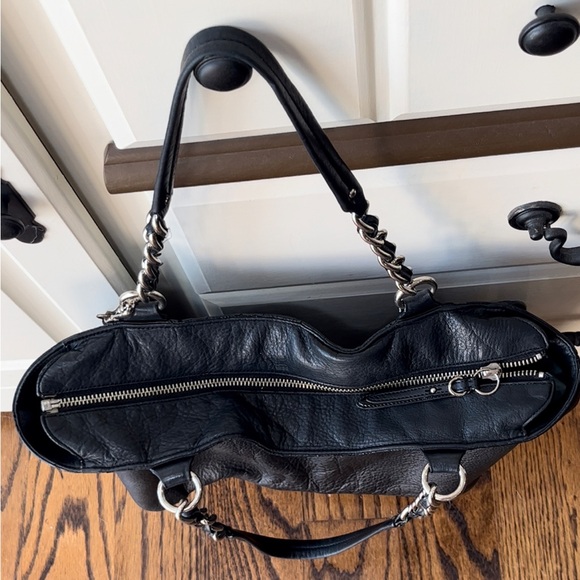 Coach Colette Leather Op Art Logo Tote Bag - Picture 7 of 10